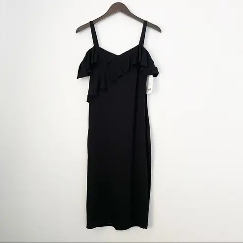 Bailey44 Nwt BAILEY 44 Jungle Canopy Cold-Shoulder Dress Black Large