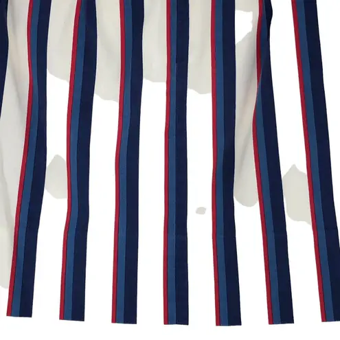 Brooks Brothers  346 Womens Size 2 Striped A Line Skirt Short Cotton Stretch