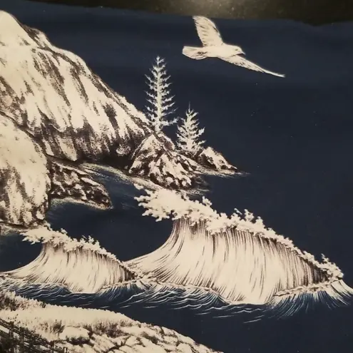 Agua Bendita ππ Proa Eda Bikini Bottom ~ Blue Nautical Print Medium NWT