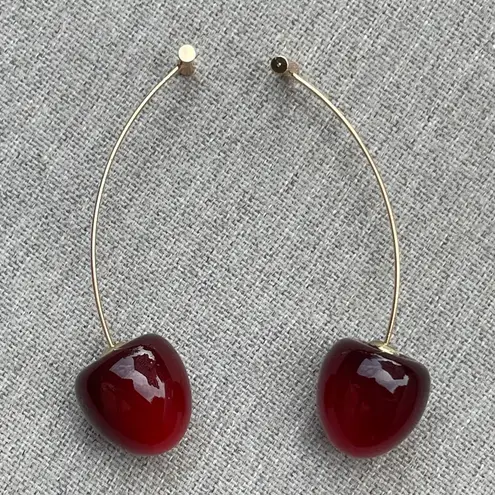 🍒 Red cherry gorgeous drop earrings New gift girlfriend wife mom daughter