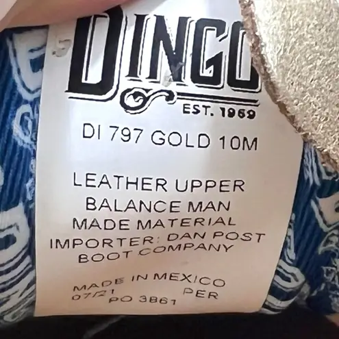 Dingo Playdate Leather Sneakers Tan and Blue Star Sneakers