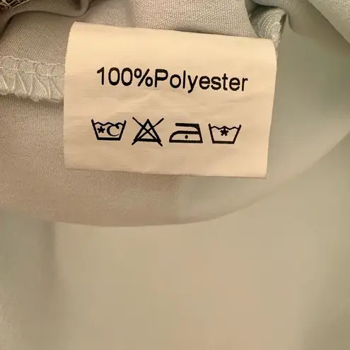 Green Tropical Bird Floral Button Up Shirt L Resort Vacation Retro Boho Blouse Blue Size L