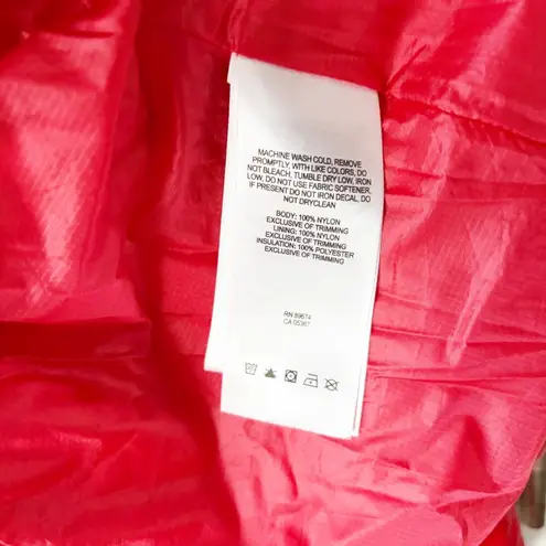 Mountain Hardwear Quilted Down Puffer Jacket Pink Packable Size Large