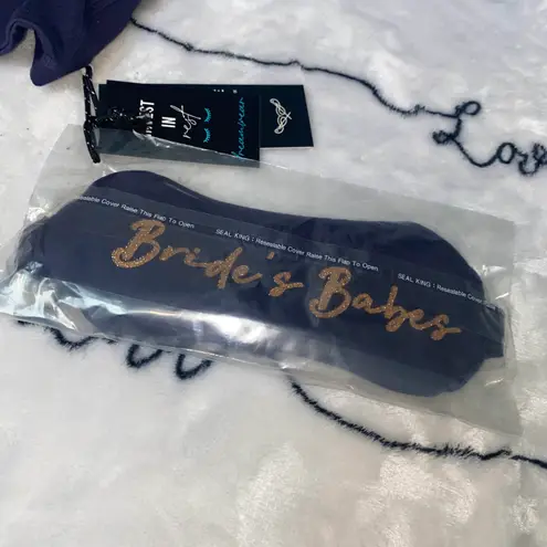 Threadbare Bride’s Babes Pajama & Eye Mask Set Blue Size 8