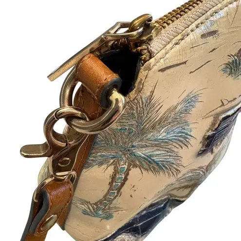 Brahmin RARE!! Blue Copa Cabana Mini Duxbury Crossbody Bag