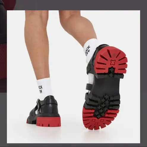 Koi Y2K Avalon gladiator sandals vegan goth Streetwear chunky fisherman Size 7