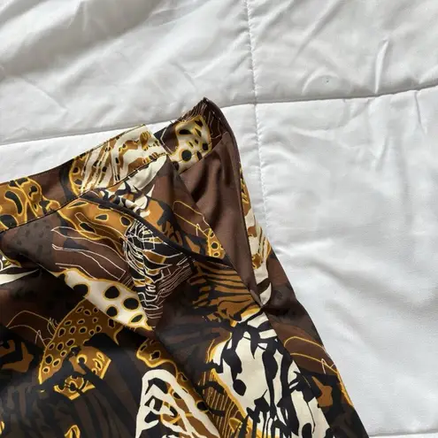 Coral Bay Vintage 90s Y2K Skort Skirt Womens Size 18 Brown Golf Tennis Pockets