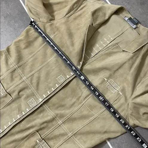 Per Se Suede Long Jacket size 16