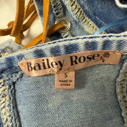 Bailey blue Denim Crop Top NWOT