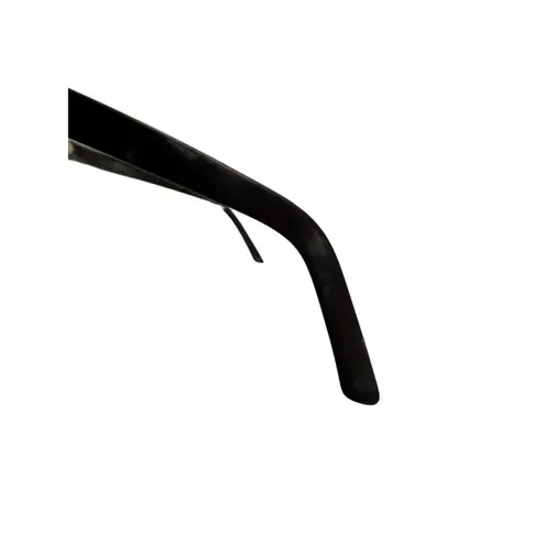 Solary Butterfly Round Face Cover Bug Eyes Sunglasses Oversized Polarized Black