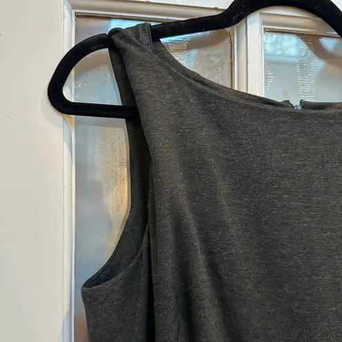 MM.LaFleur M.M.LaFleur The Lydia Dress Textured Ponte Cinder Grey Knee Length Size 16 NWT