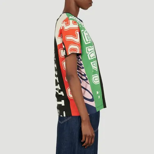KENZO Flag Print Oversize Cotton T