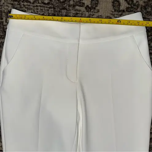 Iris Setlakwe NWT Women’s Size 2 Ivory White Cropped Cigarette Trousers Pants