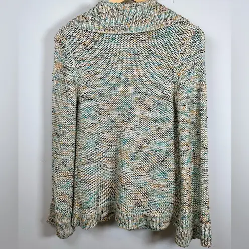 BCBG MAXAZRIA Women’s  Multicolor Cardigan Knit Sweater Size Medium