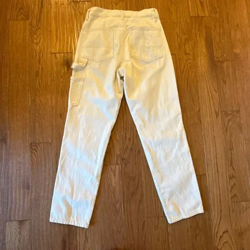 AMO painterly pant natural cotton high rise jeans size 26