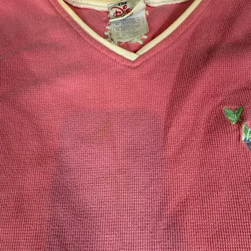 Vtg Disney Store Winnie the Pooh Eeyore Pink V