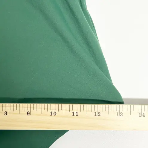 Klassy Network Womens V Neck Polo Long Sleeve Bramisuit Bodysuit Size S Emerald