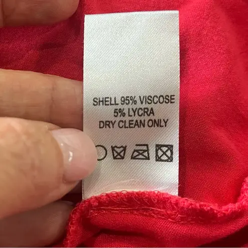 Judith March Dress Women’s Large Pink Trapeze Mini Length Double Arrows Swing