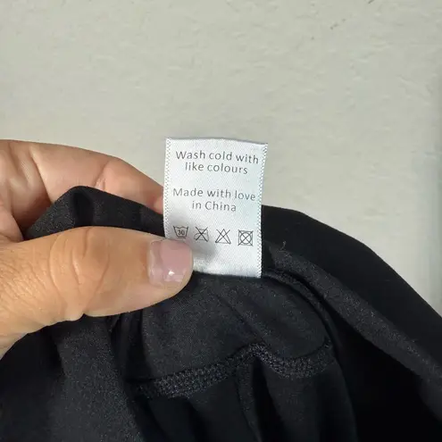 WISKII V Waist Yoga Legging Size Large Black