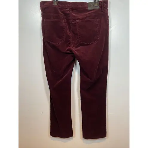 Ralph Lauren  RLR Maroon Corduroy Pants Straight Leg Size 12