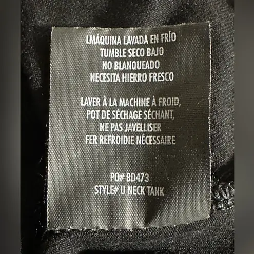 BEAUTIFUL DISASTER skull tank top size Medium black