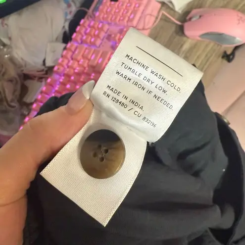 Pact Women’s XXL Organic Cotton Elastane Pants Black