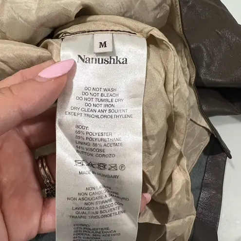 Nanushka Brown Moha Dress Size Medium $645