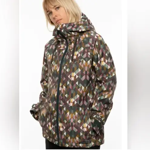 686 Women’s Geometric Ski/Snowboard Jacket – Small NWT Green