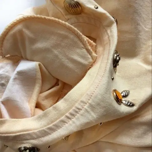 MODA BAZAAR California Crystal Stud Embellished T Shirt NWT Vintage Size undefined