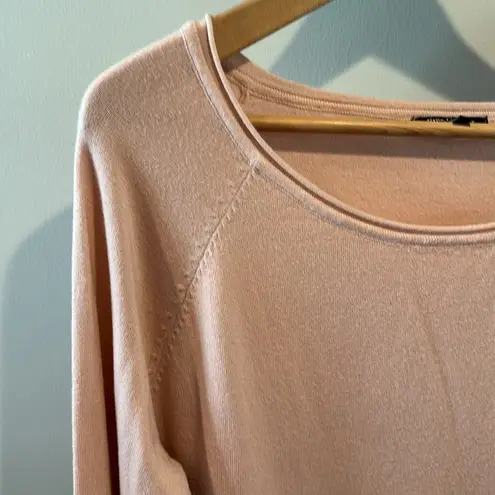 Pink Clover XL Valencia Pink Curved Hem Sweater