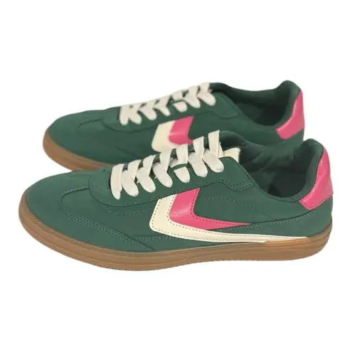 DOLCE VITA Sybela Low Top Lace Up Comfortable Sneaker Size 9.5 Green