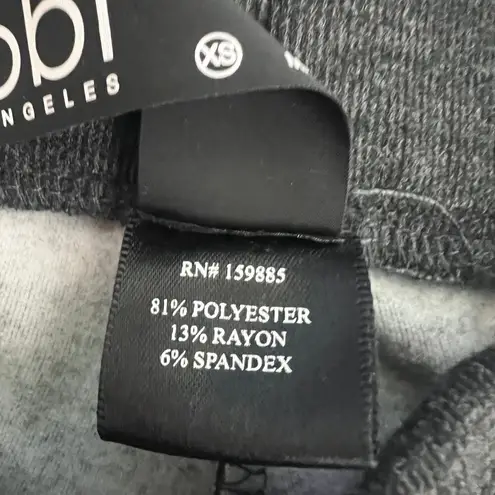 Bobi Los Angeles High Rise Womens Charcoal Activewear Wide Leg Soft Pants Sz XS