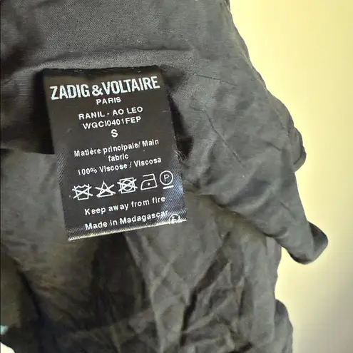 Zadig & Voltaire  Ranil Leo Dress Small