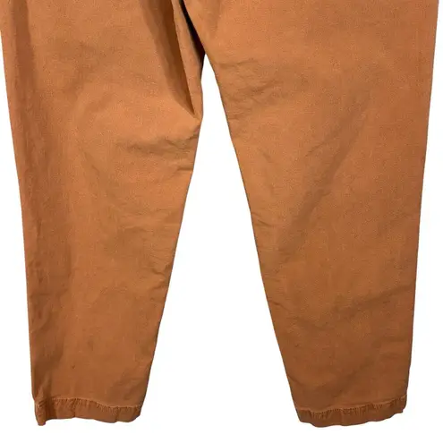 Marine layer SZ 4 Maya Slim Straight Utility Pants Mid-Rise Pockets Zip-Fly Clay