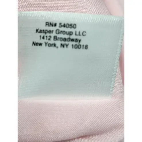 Kasper Women's Sheath Dress Tutu Pink Square Neck Sleeveless Size 12