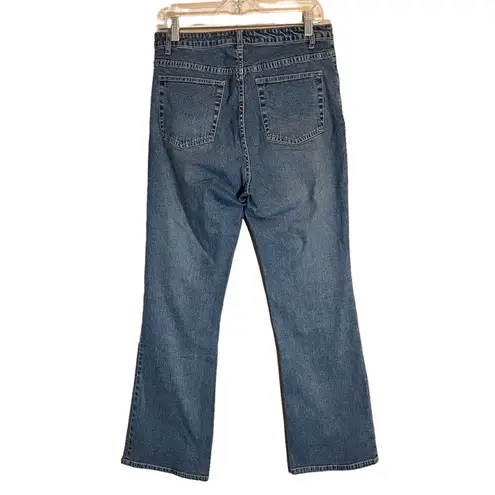 Boston Proper Relaxed Fit Boot Cut Jeans Medium Wash Size 10