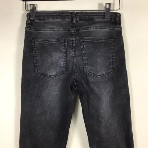 Acne Studios Gray Skin 5 Onyx Skinny Jeans