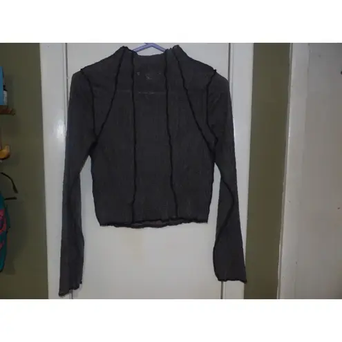 Kimichi Blue (Urban Outfitters) mock crop turtleneck M Gray Size M