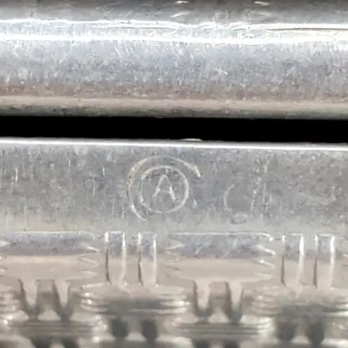 American Optical Aluminum Spectacles Glasses Case Vtg Cosplay 5.5" Silver