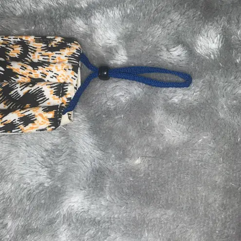 Handmade Fabric Face Mask Cheetah Leopard Print Black