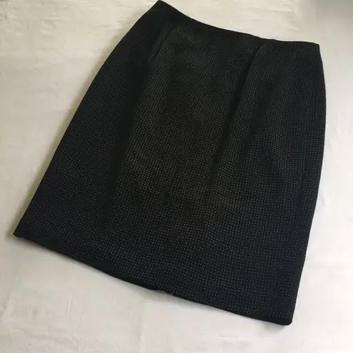 Ellen Tracy Linda Allard Black Skirt Set Size 6