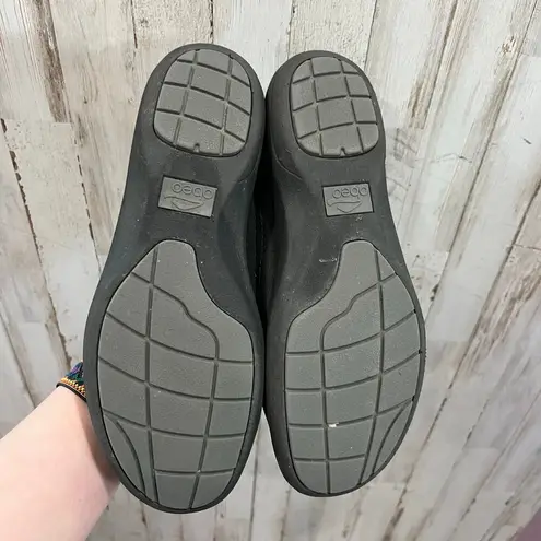 Abeo Etta Womens Black Leather 3D Customized Orthotics Core Shoes Loafers sz 7