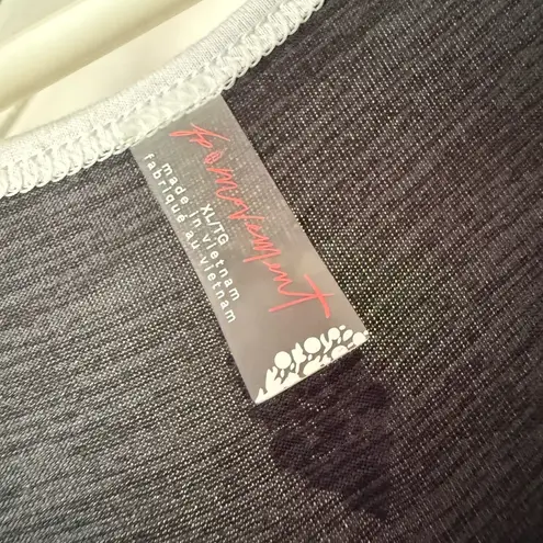 Free People Movement NWT - Run Fast Racerback Activewear Sporty Black Tank Top