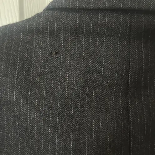 Dark gray, pinstripe, blazer, white and pink pinstripes size 10 acquisition Gray