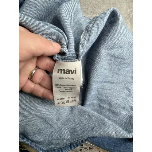 Mavi Shirt Dress Mercy Mid Summer Denim Pockets Womens XL NWT Blue