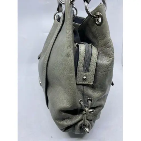 Giani Bernini Msrp Olive Green Leather Shoulder Bag