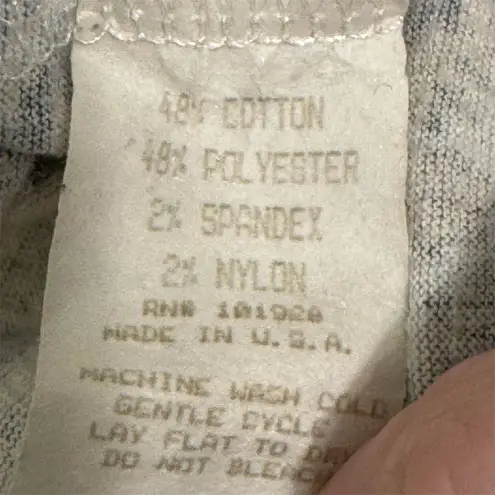 Susan Lawrence XL Top Boho Print Sweetheart Neck 3/4 Sleeve Made in USA Vintage