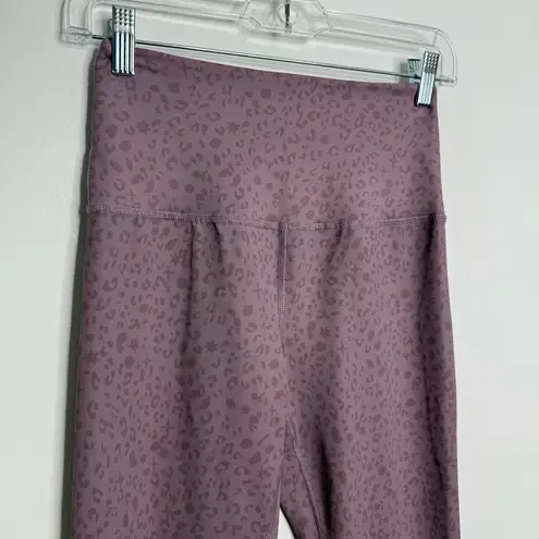 Beyond Yoga NWOT x Barre3 Mauve Leopard Leggings Style OL3243BE Size Small