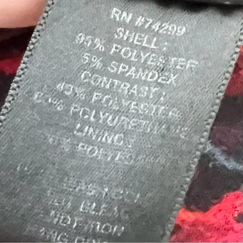 Enfocus Studio Red & Black Houndstooth Casual Dress Size 14W