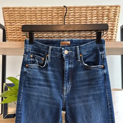 MOTHER Denim Mother High Waisted Looker In Teaming Up Wash Skinny Ankle Jeans, 25